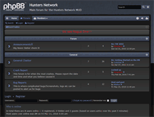 Tablet Screenshot of hunters-network.com